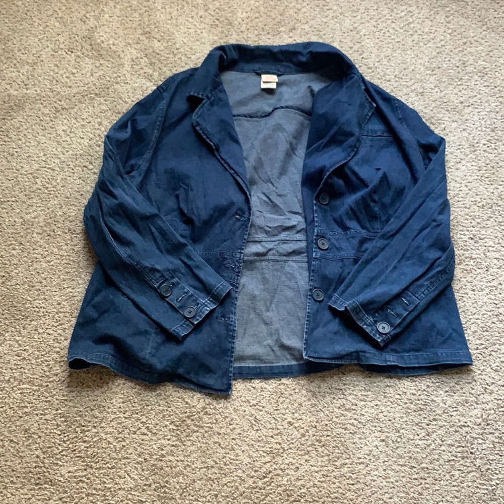 Faded Glory Women’s Denim Jacket Stretch Size 18W/20WGreat Condition